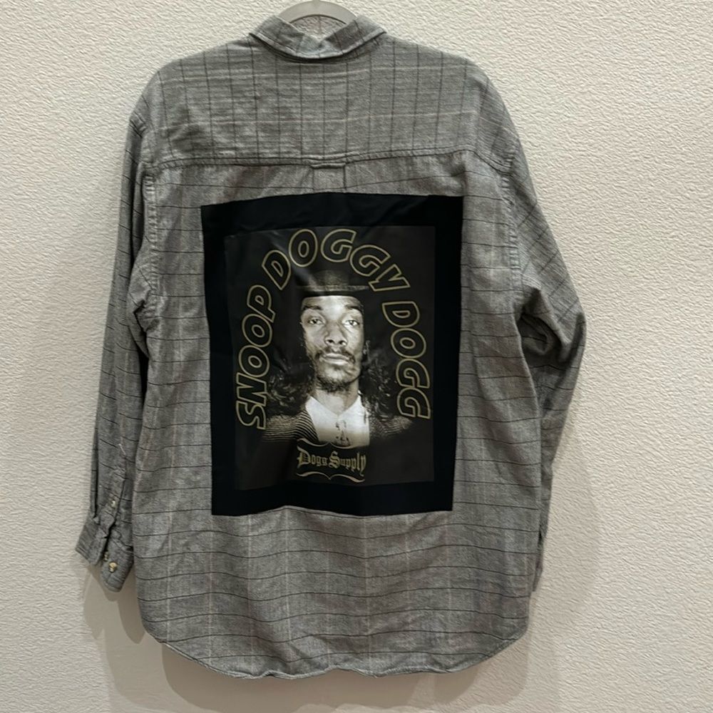 Snoop Dogg Flannel Shirt Size Large